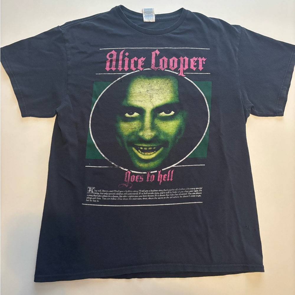 Vintage Alice Cooper goes to hell your band shirt